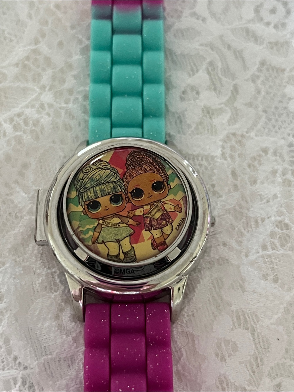 L.O.L. Surprise! Kids Digital Watch with Turquoise & Fuchsia Bands